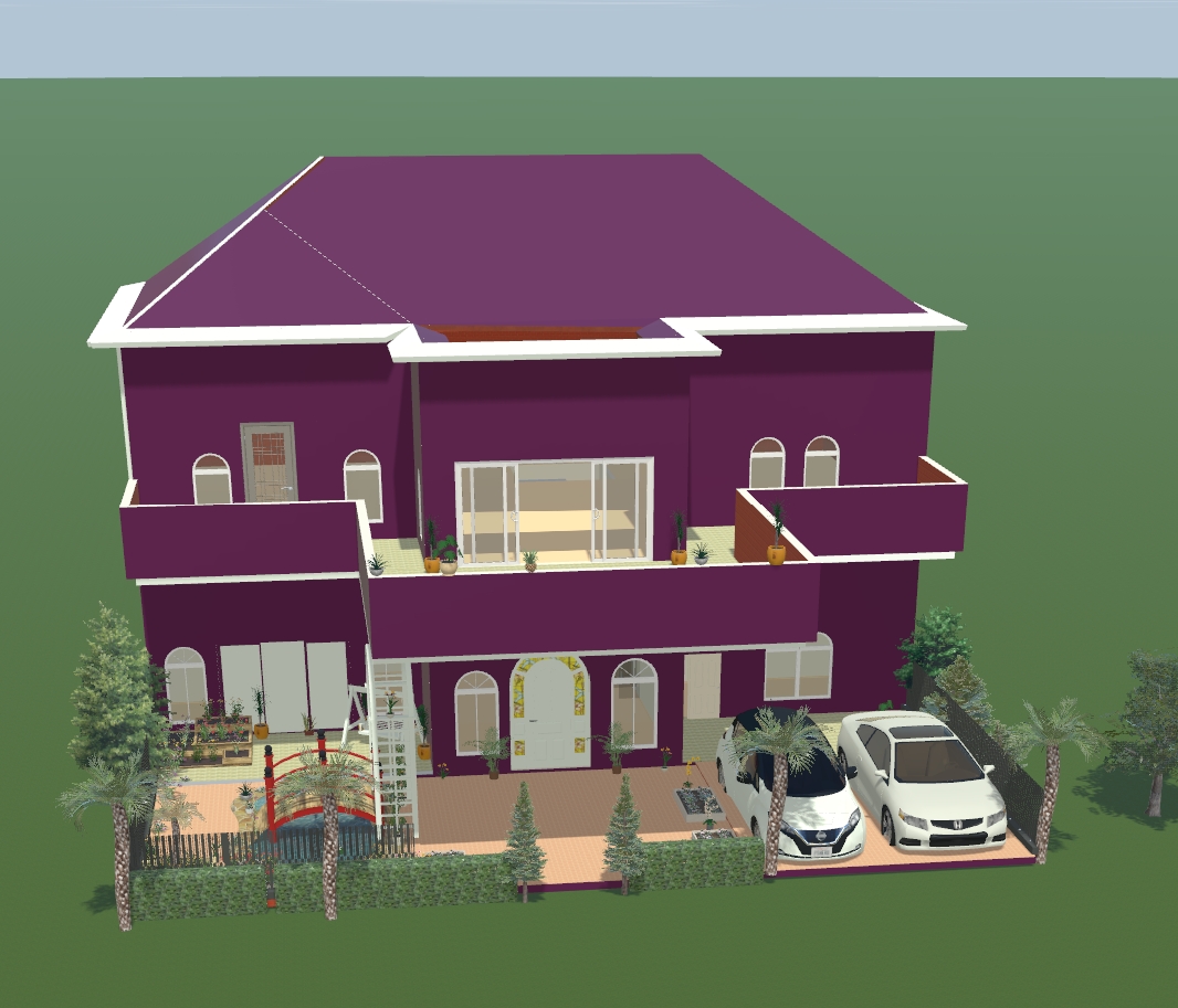 3D Front Elevation by Saikas Map Design